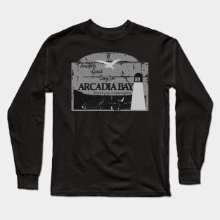 Arcadia bay B&W Long Sleeve T-Shirt